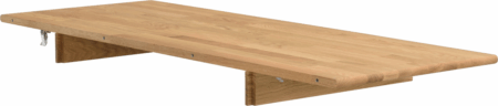 Tillægsplade Rowico Tyler i olieret massiv eg 45Ã120 cm FSC-certificeret udvidelsesplade til rundt spisebord